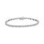 .925 Pulsera de Tenis de Diamantes de Plata Esterlina
