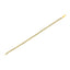 Pulsera de eslabones de plata esterlina chapada en oro amarillo de 10K con diamantes - 7.25"