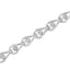 Pulsera de eslabones de diamantes de plata esterlina .925 - 7.25"