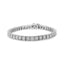 Pulsera de eslabones de diamante de plata esterlina .925 - 1/4 Cttw, Tamaño 7.25