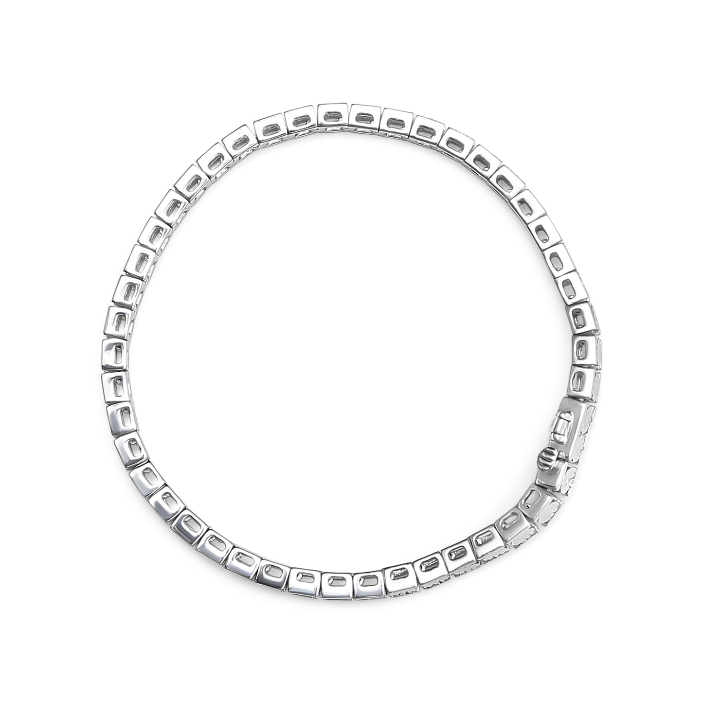 Bracelet de tennis en argent sterling .925 avec diamants de 1/4 carat