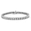 Bracelet de tennis classique en argent sterling .925 avec accents de diamant - 7,25"