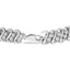 .925 Sterling Silver Diamond Double Row S-Link Bracelet - 7.5 Inches