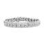 Pulsera de eslabones en chevron de diamantes de plata esterlina .925 - 3.00 Cttw