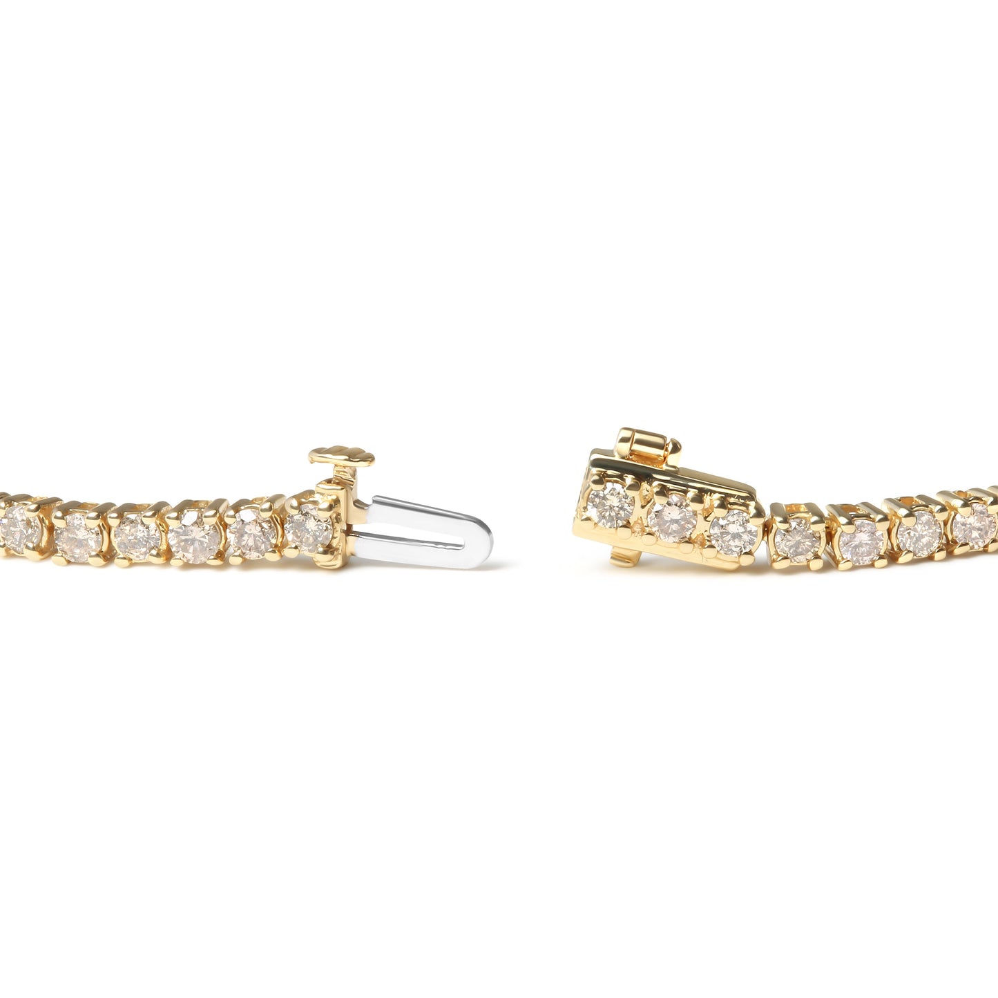 Bracelet de tennis en diamant en or jaune 14K 6,0 Cttw - 7,25"