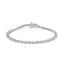 Bracelet de tennis en or blanc 14K avec diamants cultivés en laboratoire - 4,0 Cttw