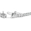 Pulsera de Tenis Clásica de Diamantes Crecidos en Laboratorio de Oro Blanco de 14K - 7.25"