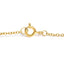 Bracelet en argent sterling plaqué or jaune 14K avec diamants cultivés en laboratoire