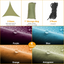Voile d'ombrage triangulaire Gbruno pour espaces extérieurs