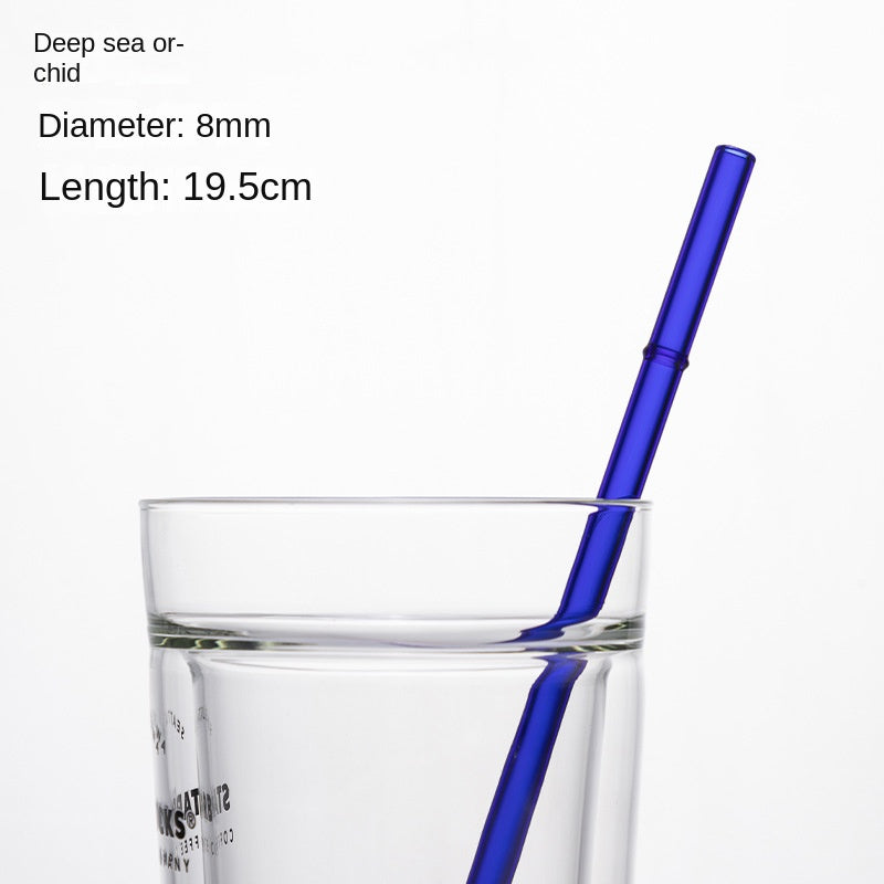 Eco-Friendly High Borosilicate Glass Straw - Customizable & Durable
