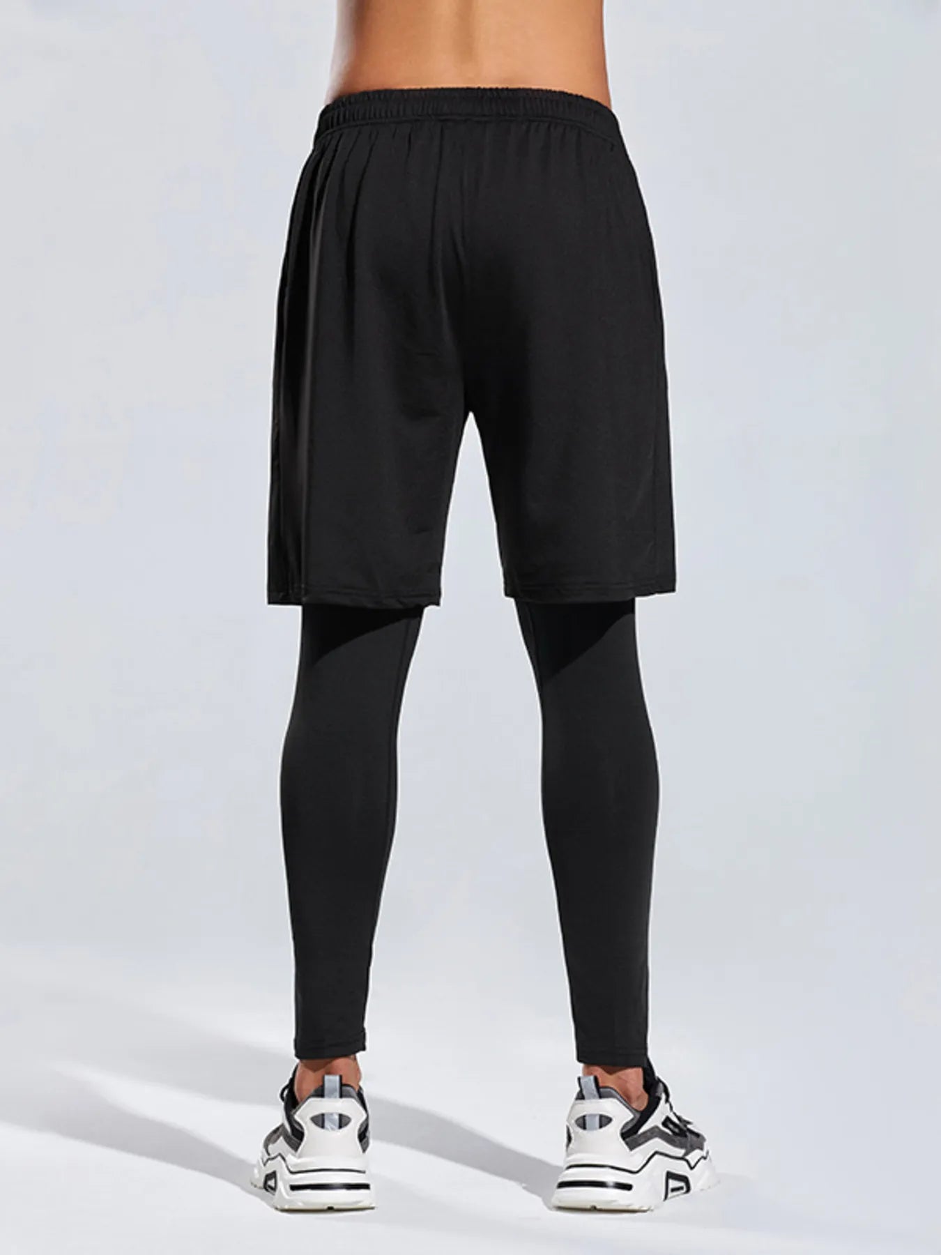 Shorts actifs pour hommes grande taille avec taille élastique