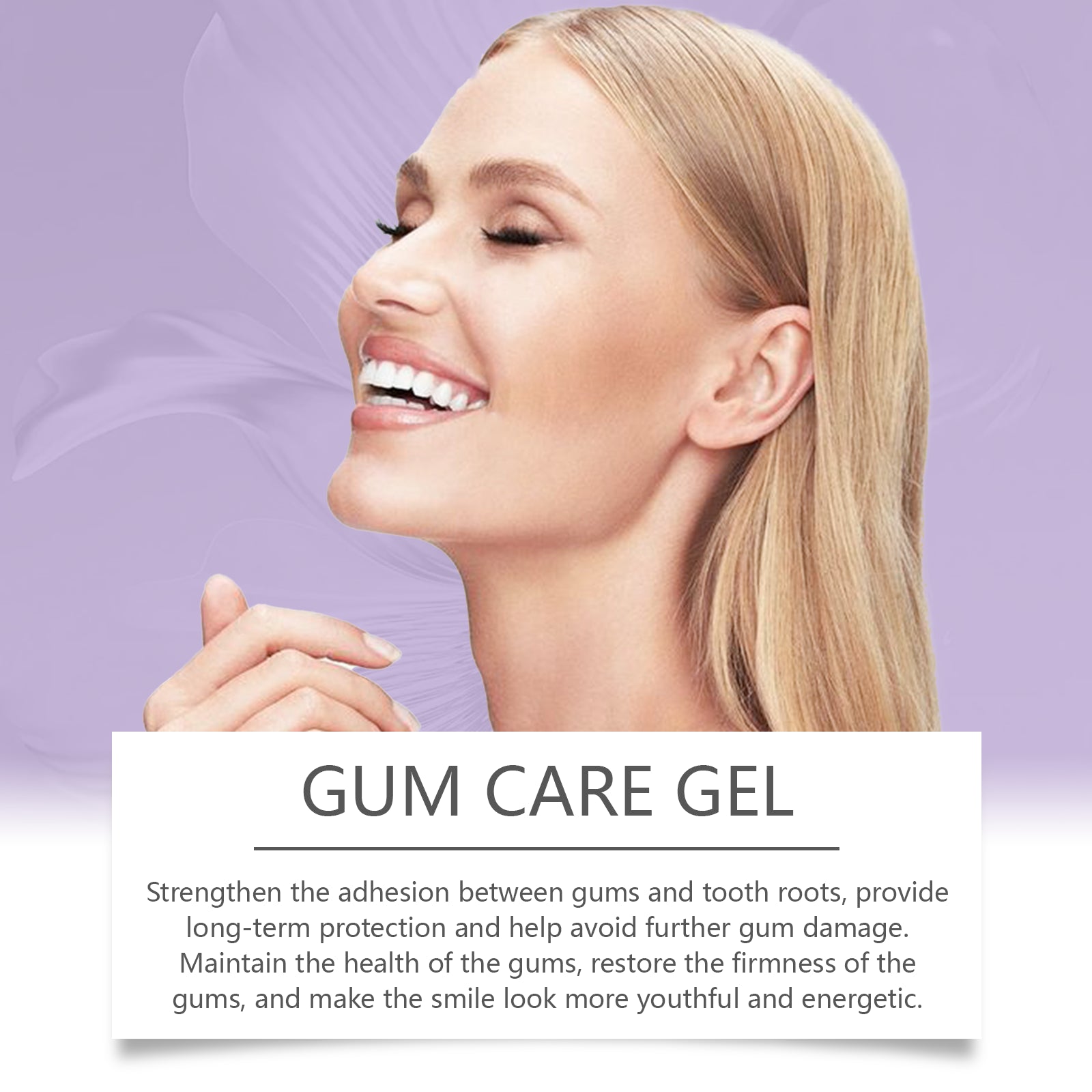 Purple Gum Care Gel Deep Cleans Stains And Gently Protects Gums For Dental Care - Korvel