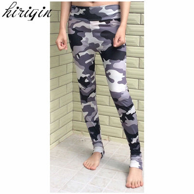 Women's High Waist Camouflage Yoga Pants