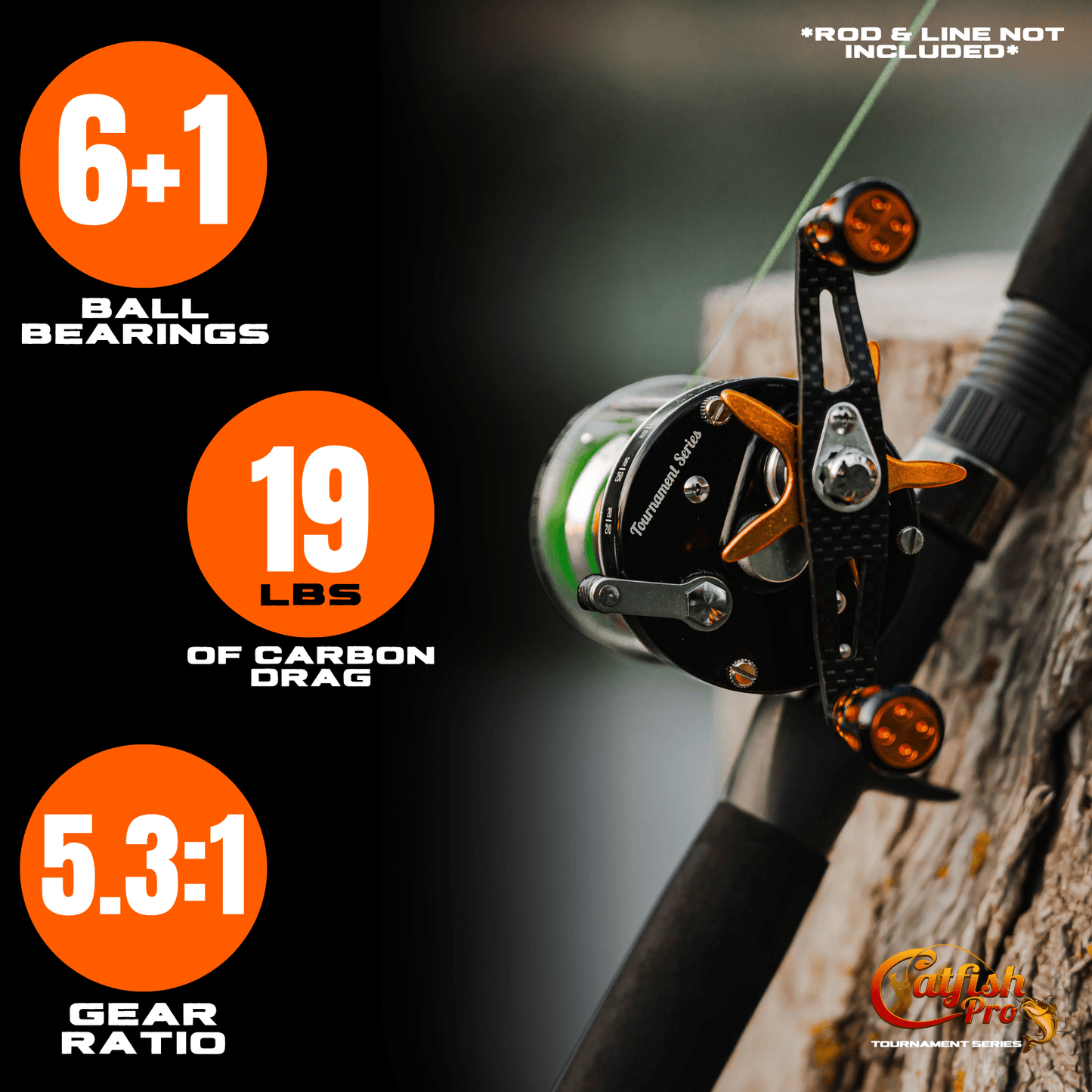 Moulinet Baitcaster Rond 600CTS