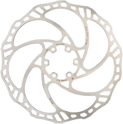Rotors de frein à disque Magura Storm SL.2 - 180 mm 6-Bolt Argent