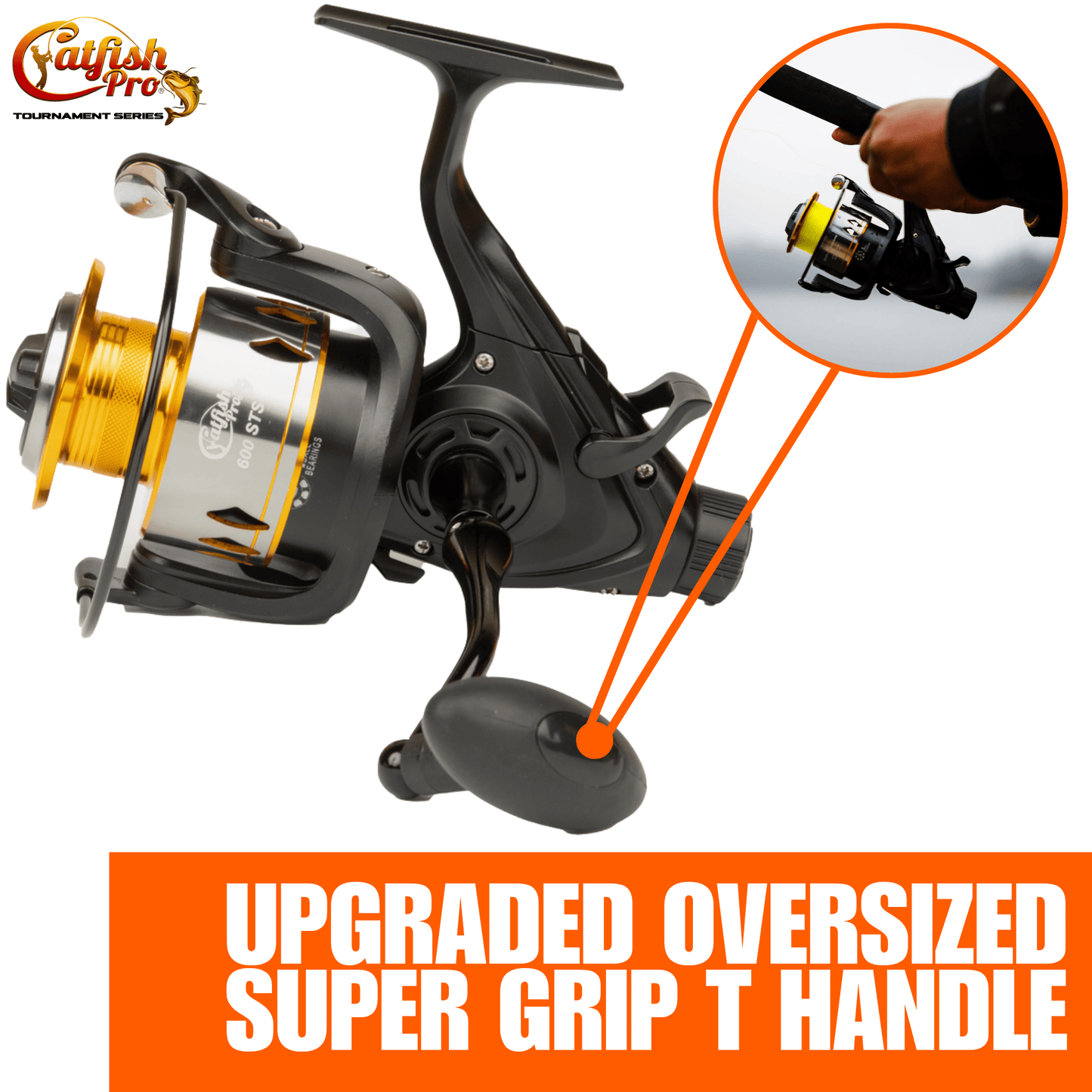 Catfish Pro 600STS High-Performance Spinning Reel