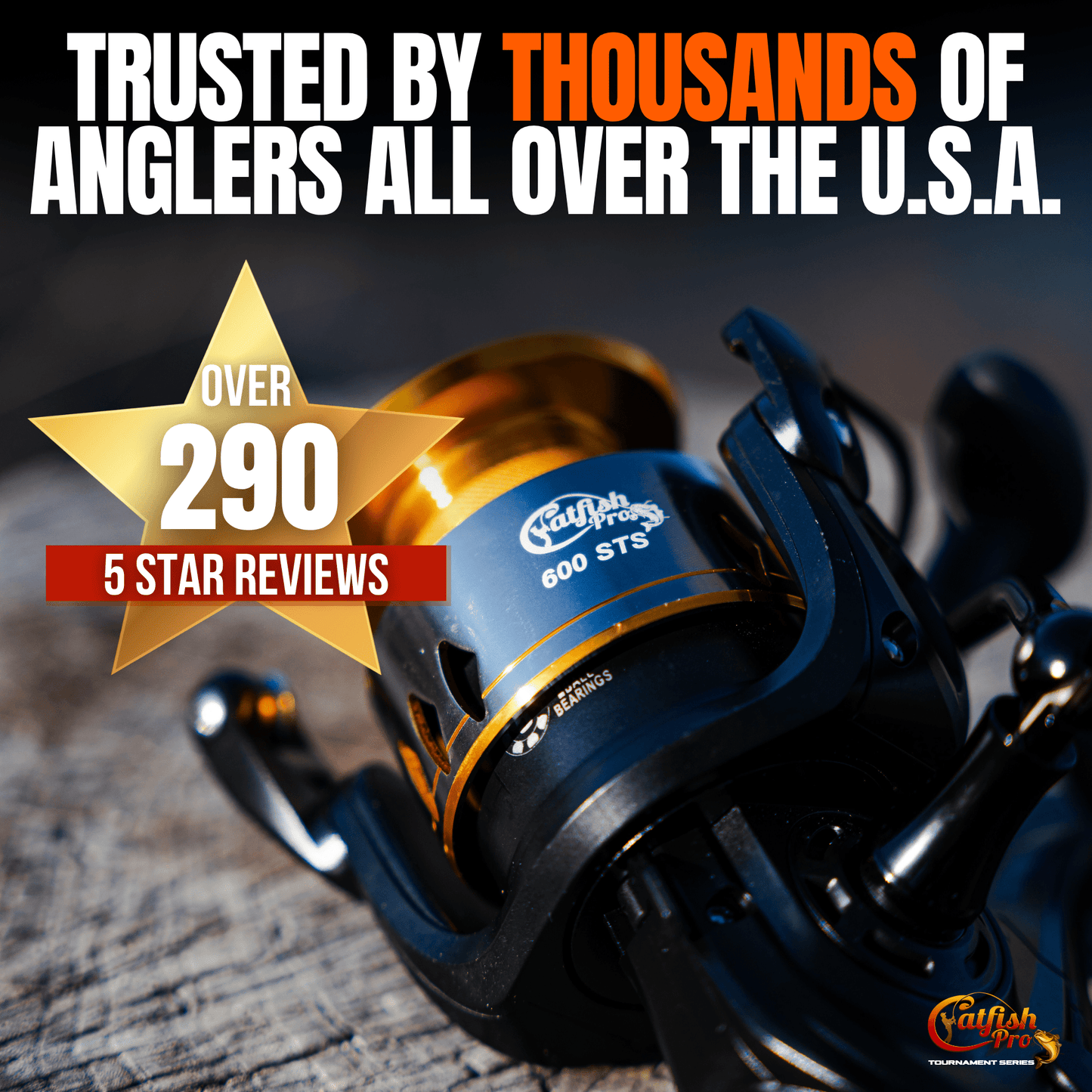 Catfish Pro 600STS High-Performance Spinning Reel