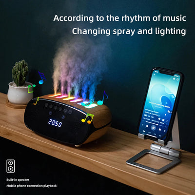 Humidificador de Luz Volcán Colorido con Temporizador para el Hogar y la Oficina