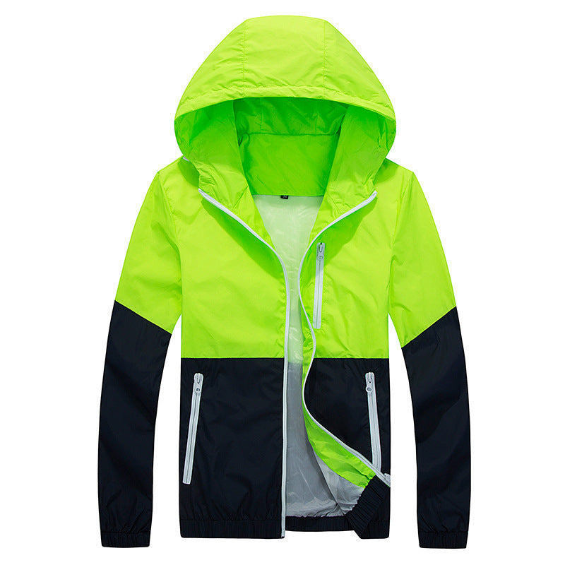 Men's Thin Hooded Jacket for Spring and Autumn