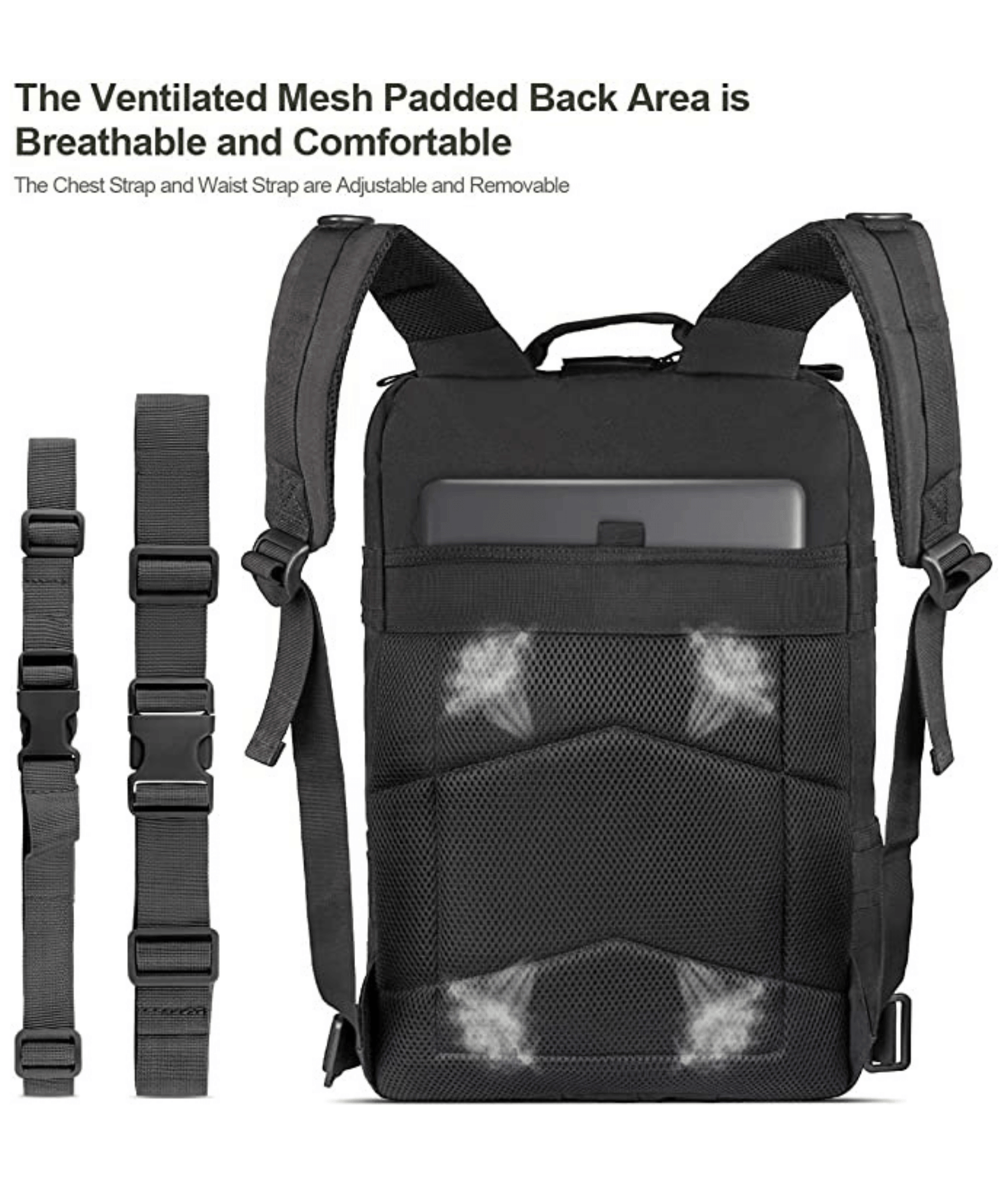 Tactical 25L MOLLE Backpack for Outdoor Adventures