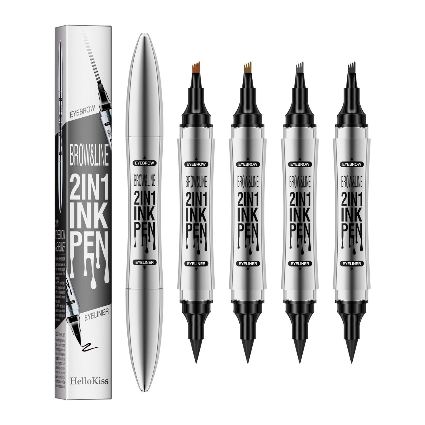 Crayon Eyeliner et Sourcils 2-en-1 Hellokiss