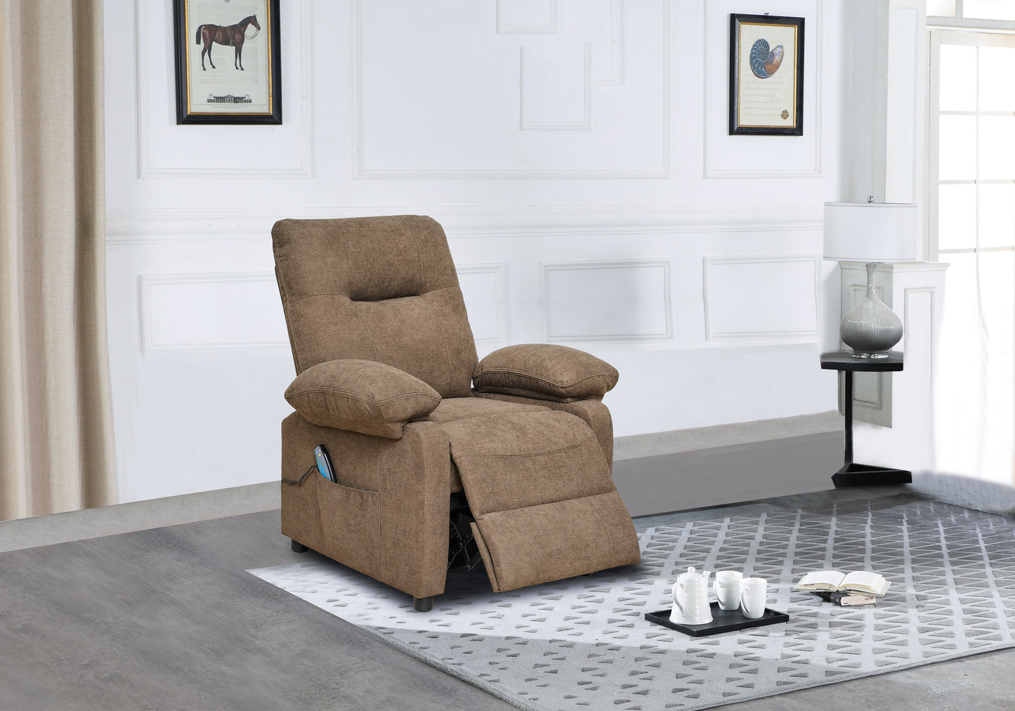 Premium Recliner Chair with Massage and Heat Functionality