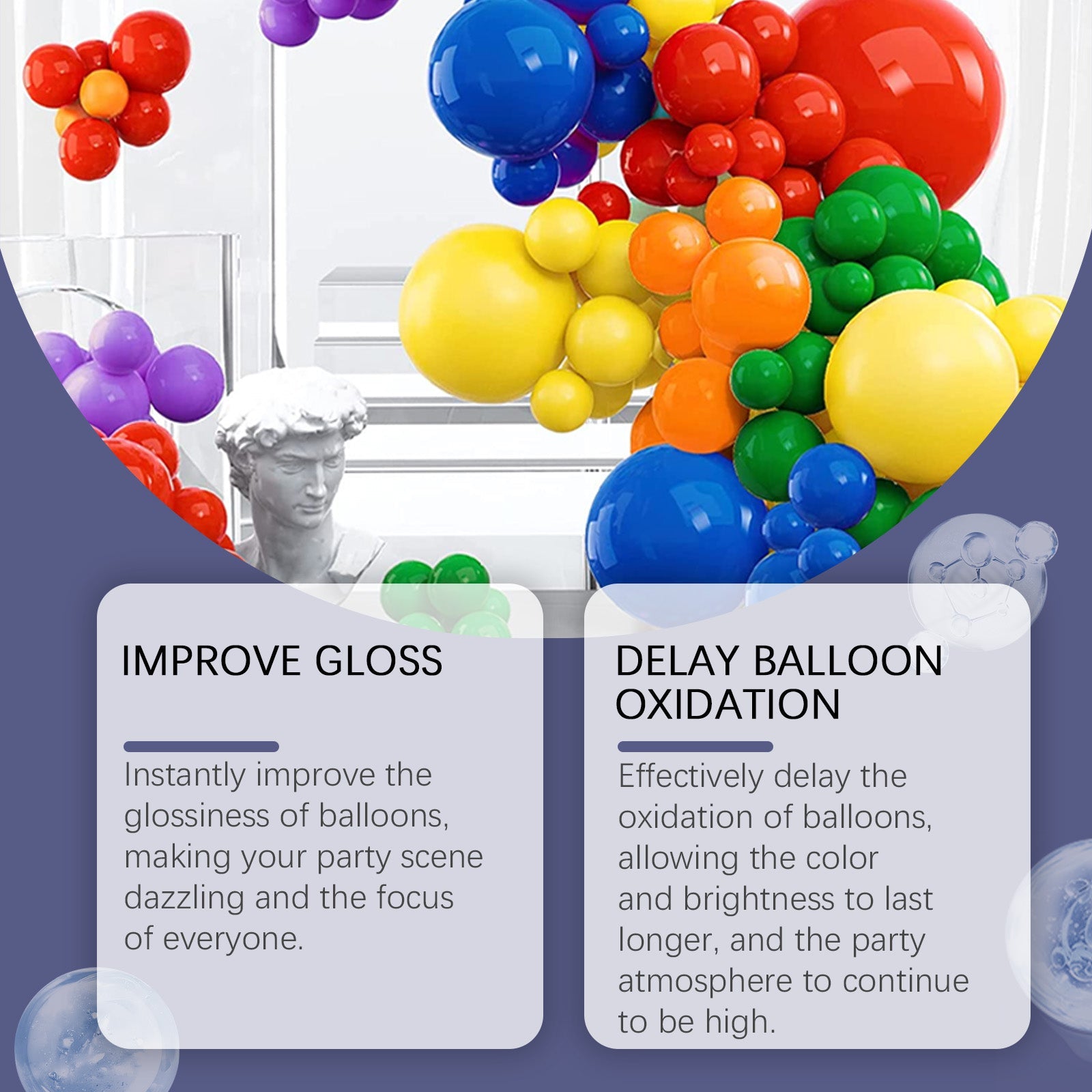 Party Balloon Brightener To Enhance The Party Atmosphere Balloon Long-Lasting Bright Surface Texture Brightener - Korvel