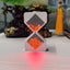 Cyber-style LED electronic sand timer: gravity-sensing, 1-30min countdown, tech decompression toy - Korvel