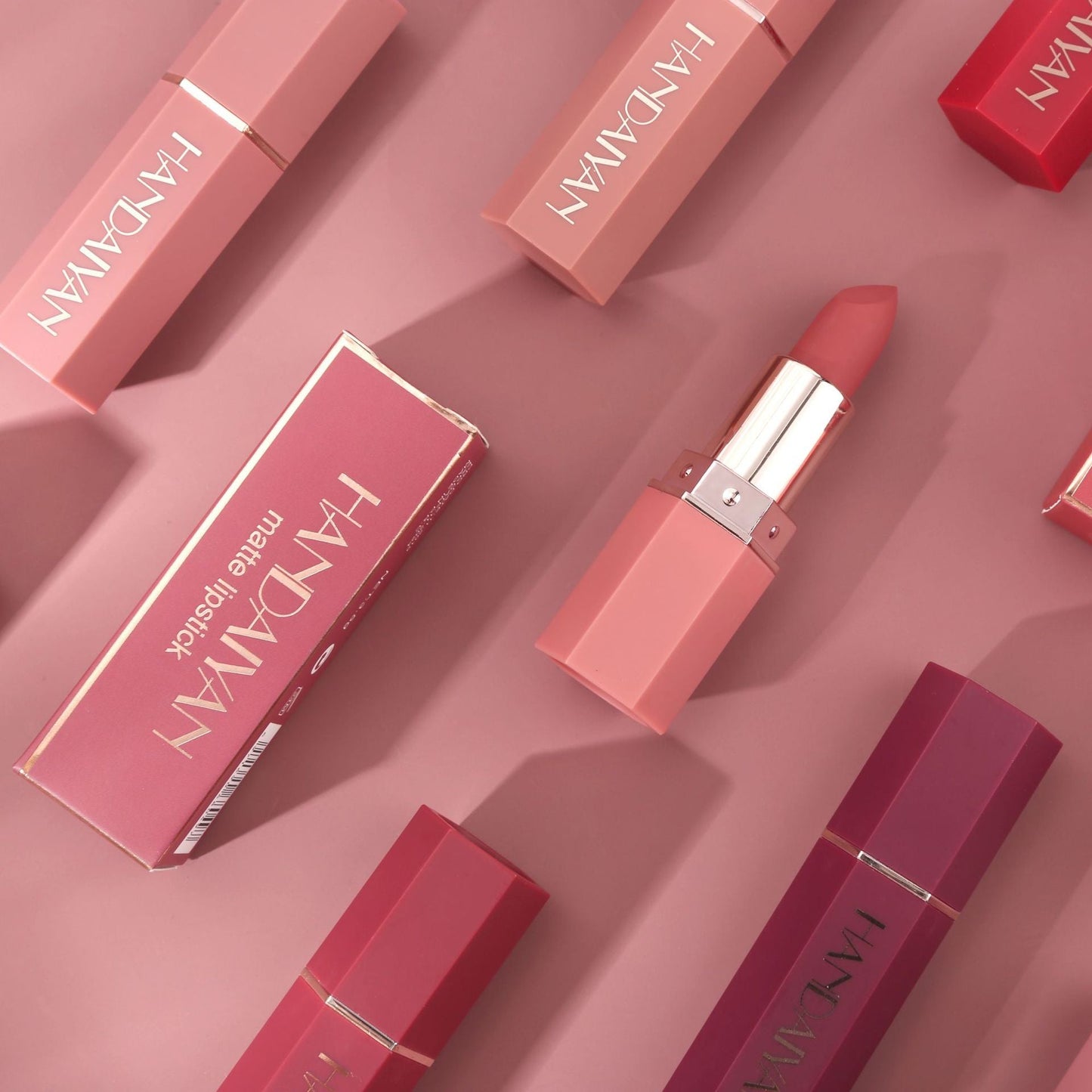 HANDAIYAN Matte Long Lasting Lipstick Lipstick Long Lasting Makeup Multi Color Lipsticks Look Good And Show Temperament - Korvel