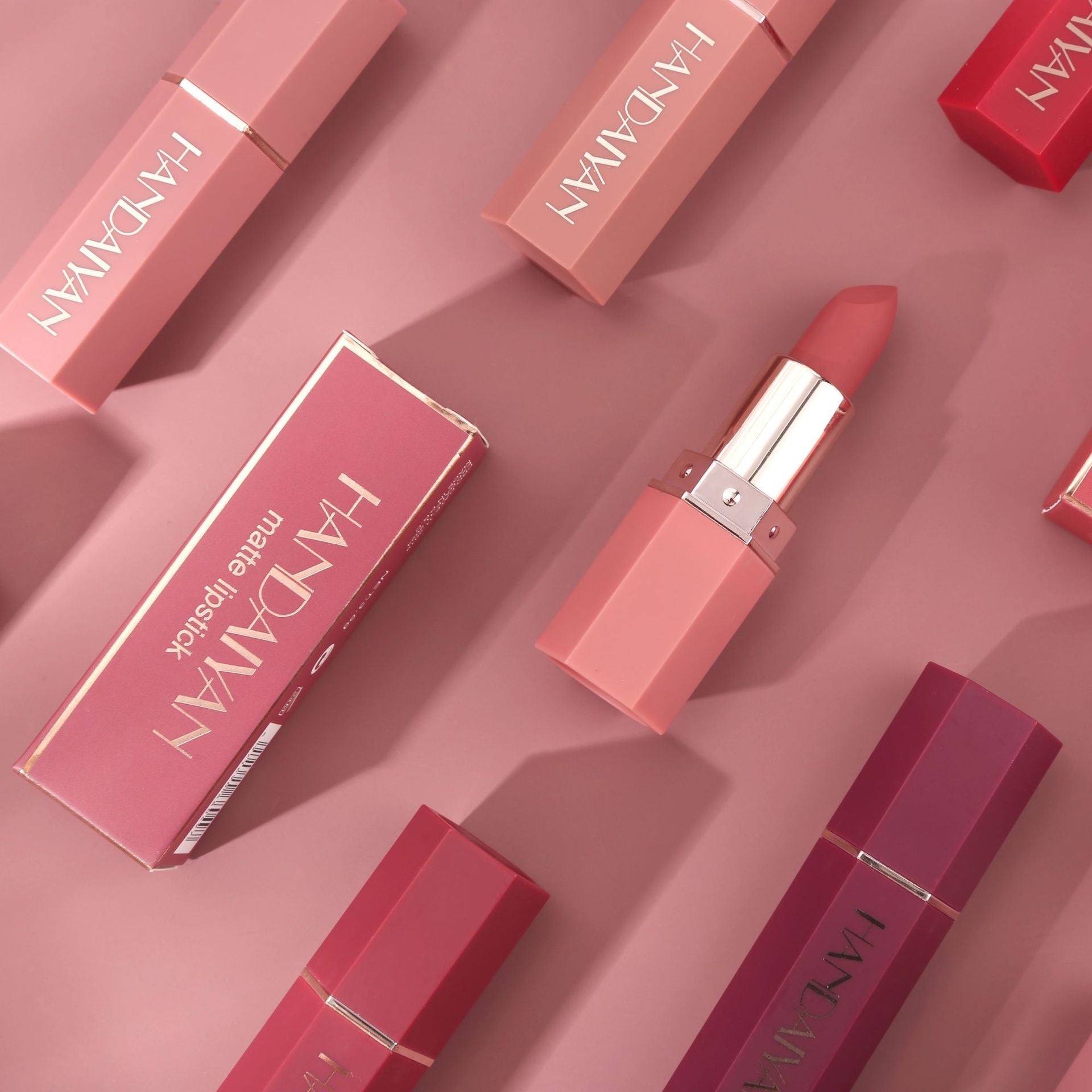 HANDAIYAN Matte Long Lasting Lipstick Lipstick Long Lasting Makeup Multi Color Lipsticks Look Good And Show Temperament - Korvel