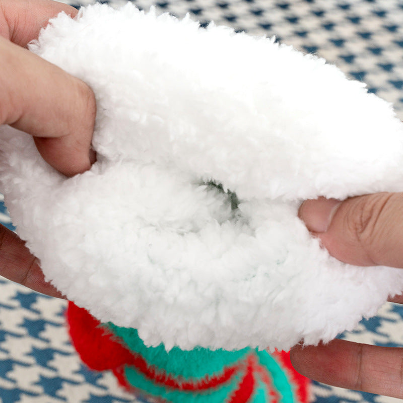 Chaussettes de Noël en peluche douces pour un confort hivernal