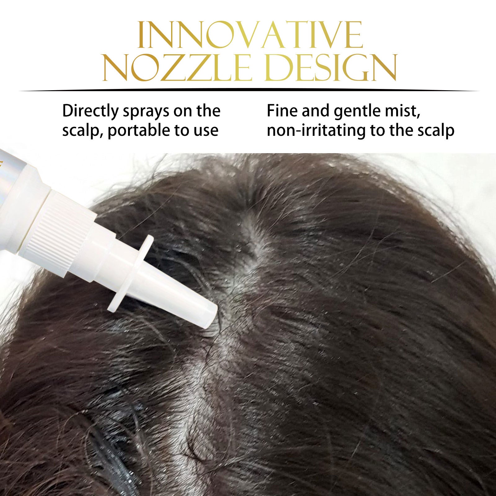 Hair Smoothing Essence Spray, Moisturize Hair Roots, Strengthen Scalp, Prevent Hair Loss, Repair And Smooth - Korvel