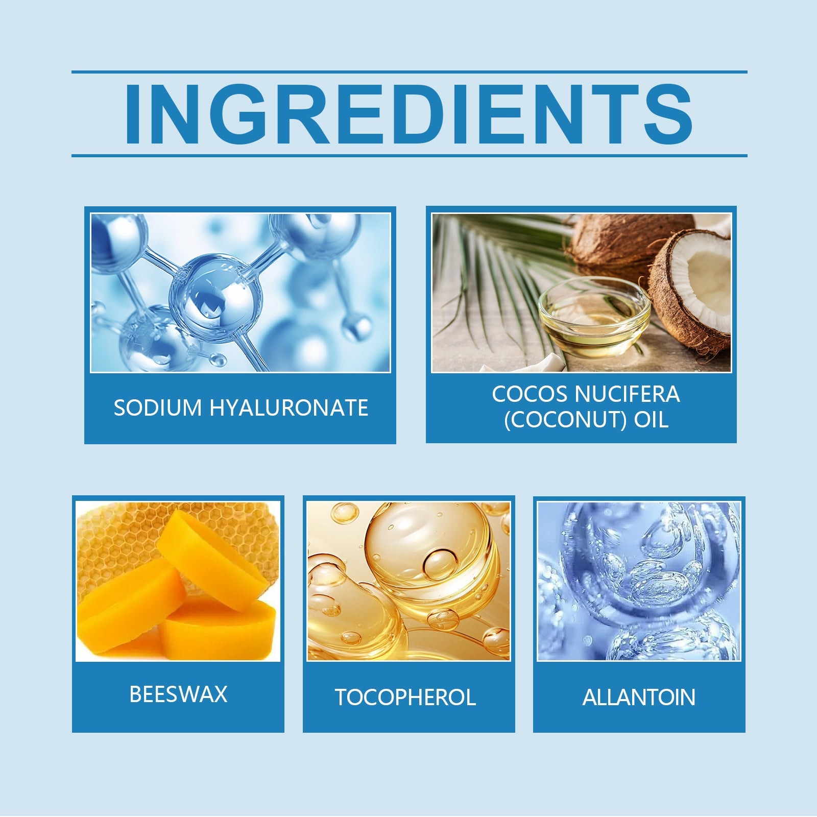 Hyaluronic Acid Lip Balm Care Gloss Hydrating Repair Dry Moisturizing Soft Moisturizing Care Lip Balm - Korvel