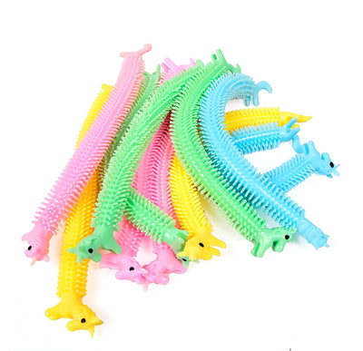 Cartoon unicorn cute pet animal lala music bracelet tpr soft rubber vent decompression noodle decompression toy - Korvel