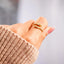 925 Sterling Silver Inlaid Zircon Bypass Ring - Korvel