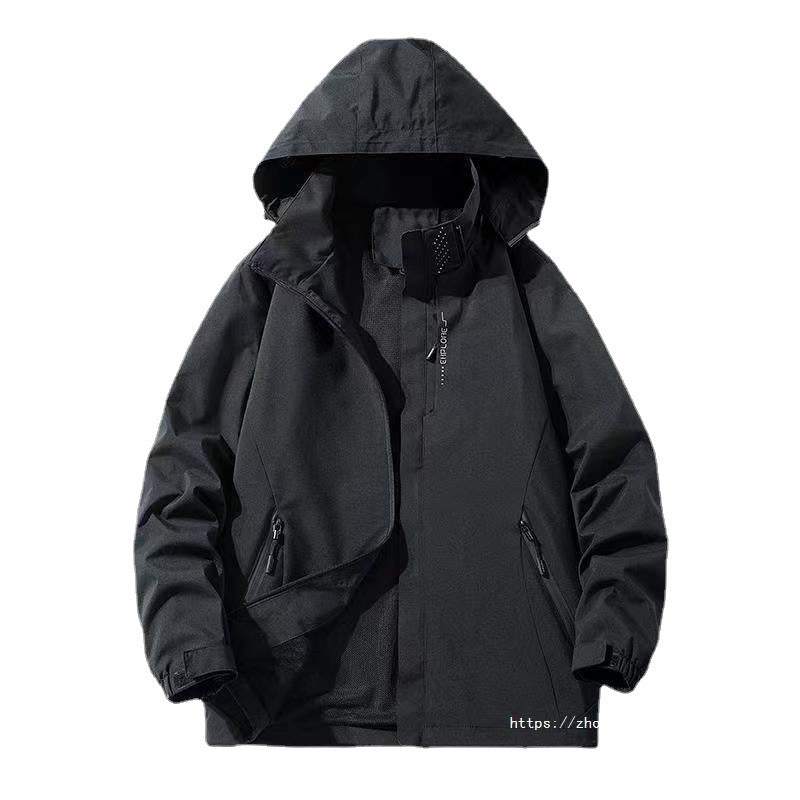 Chaqueta Exterior Impermeable y Cortaviento para Hombre