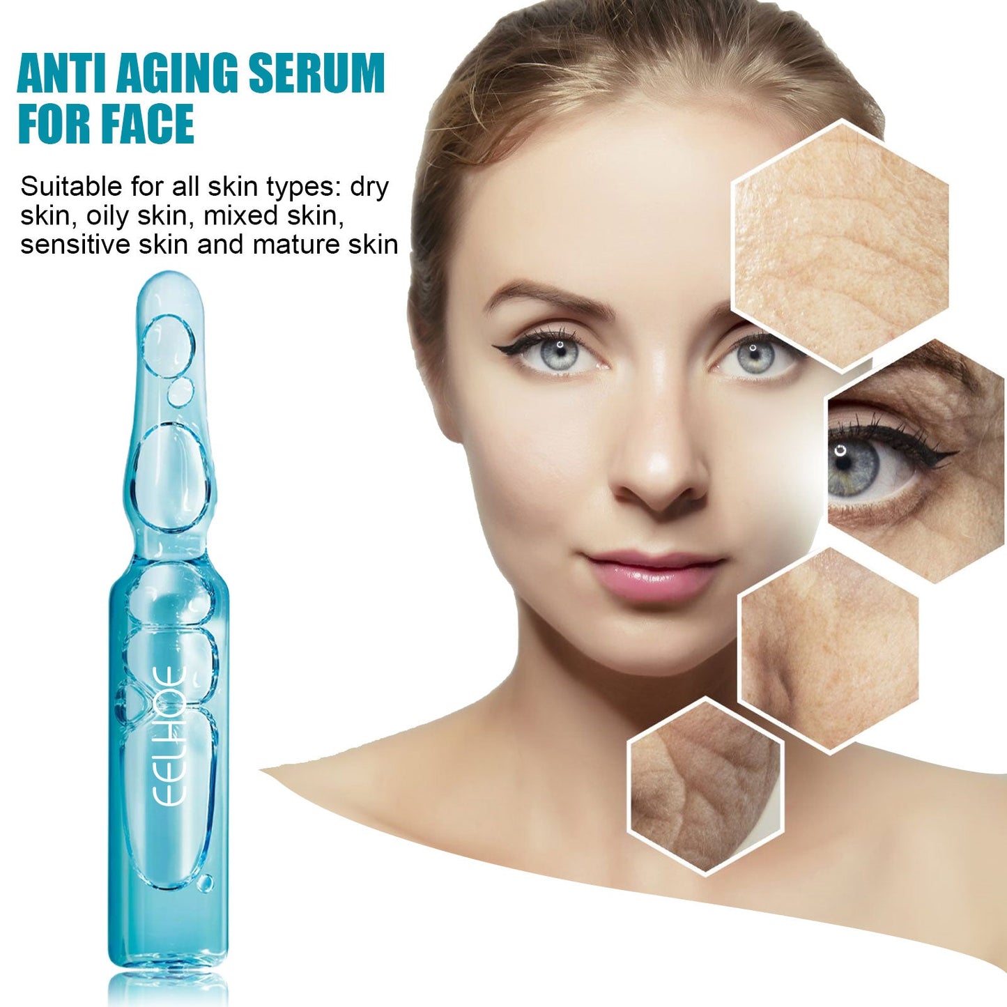 Anti-Wrinkle Ampere Essence, Skin Care Firming Anti-aging Lightening lines Essence - Korvel