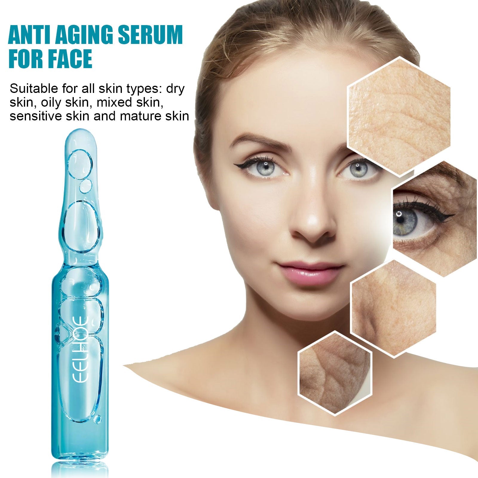 Anti-Wrinkle Ampere Essence, Skin Care Firming Anti-aging Lightening lines Essence - Korvel