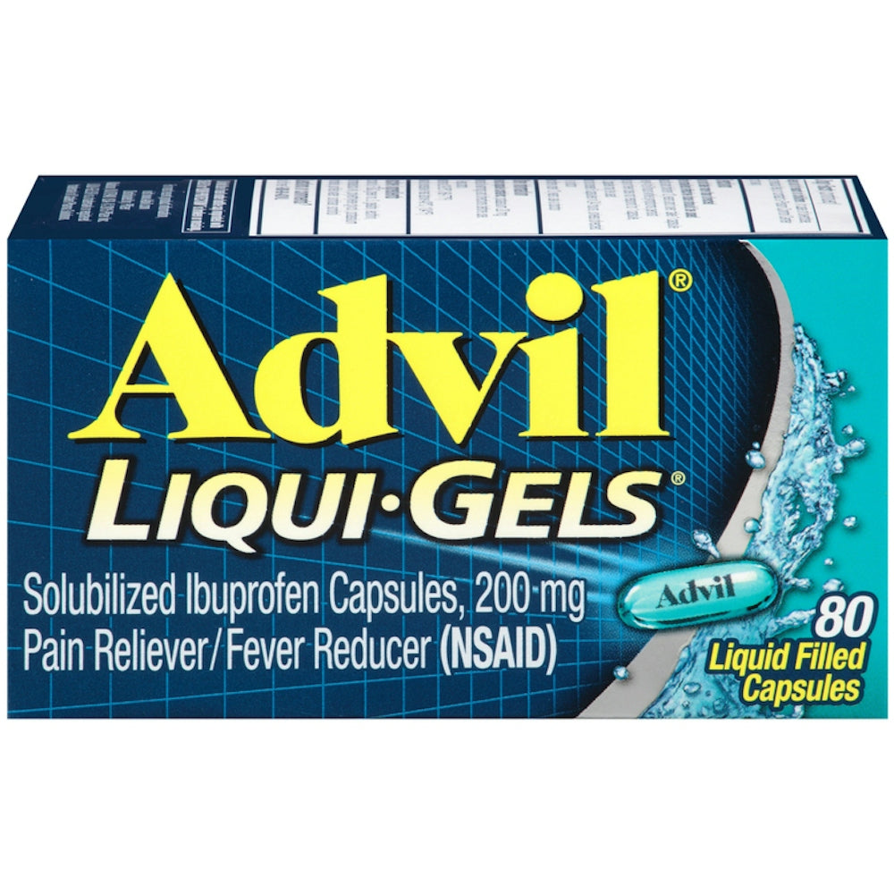 Advil Liqui-Gels Alivio del Dolor - Cápsulas de Ibuprofeno