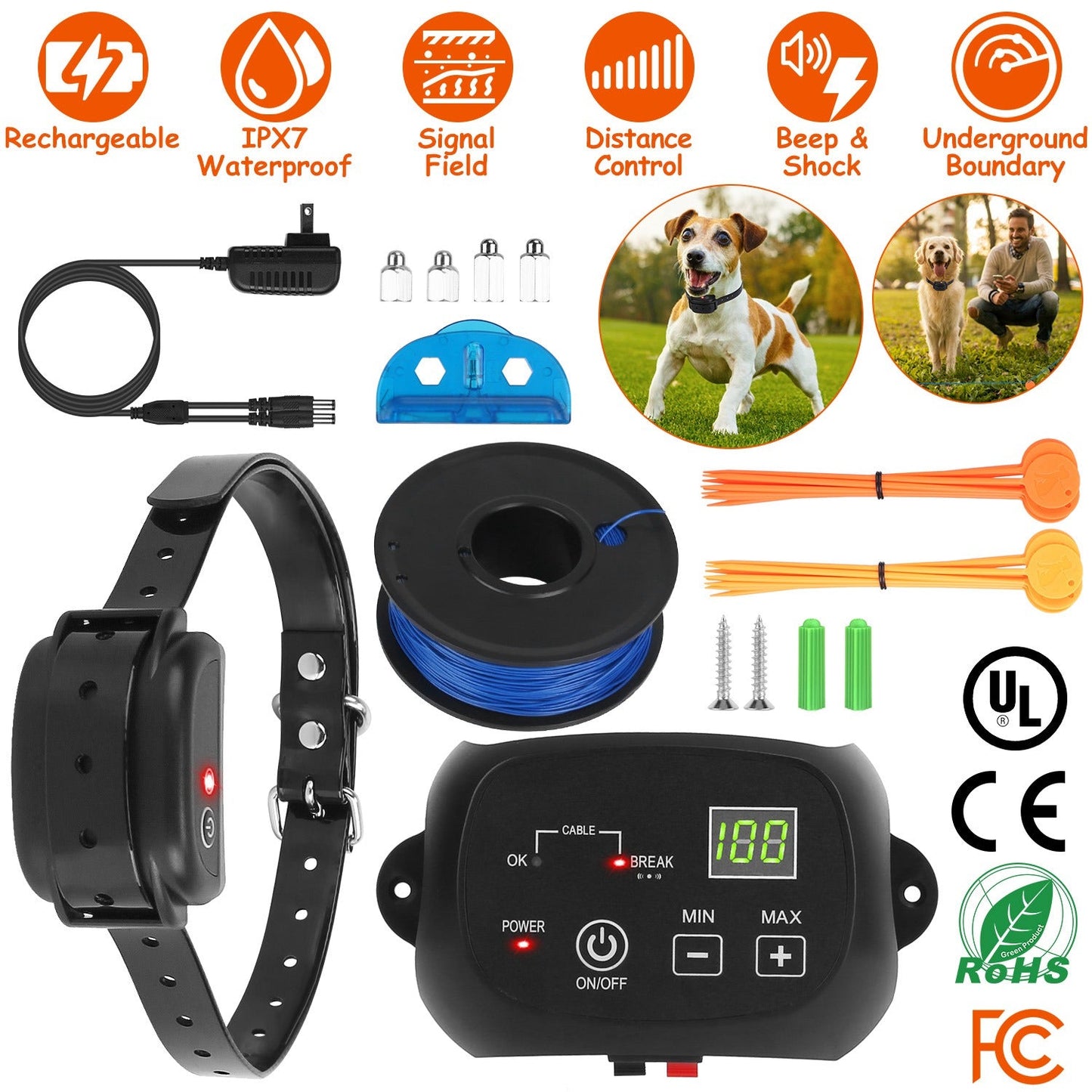 Système de clôture électronique pour chien GBruno
