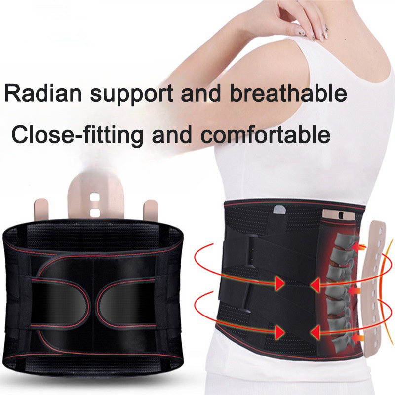 Protector de Cintura Transpirable con Soporte de Placa de Acero