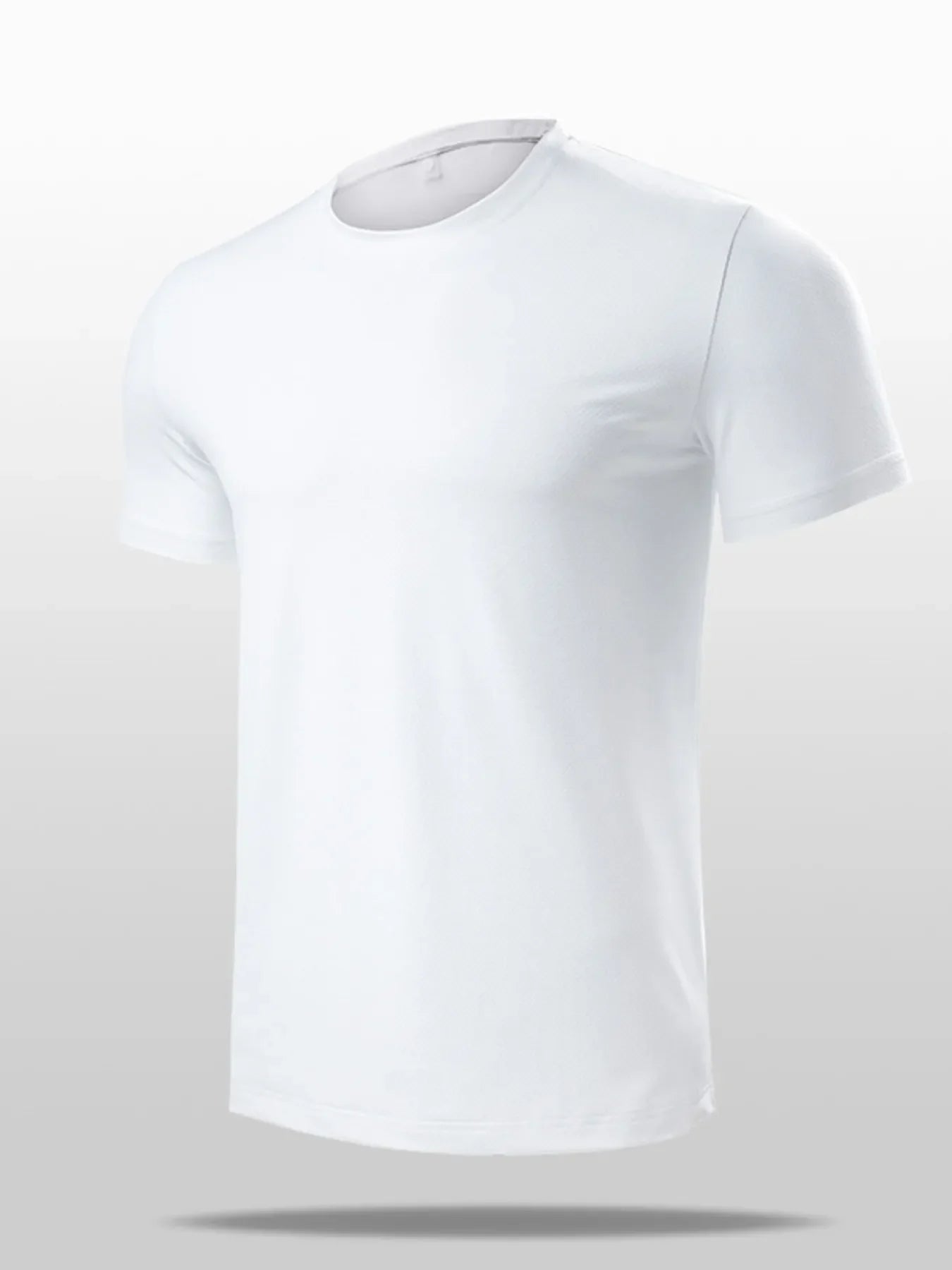 T-shirt actif à col rond et manches courtes pour hommes