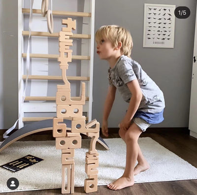 Montessori Early Education Digital Building Blocks Children's Cognitive Digital Building Educational Kindergarten Toys - Korvel