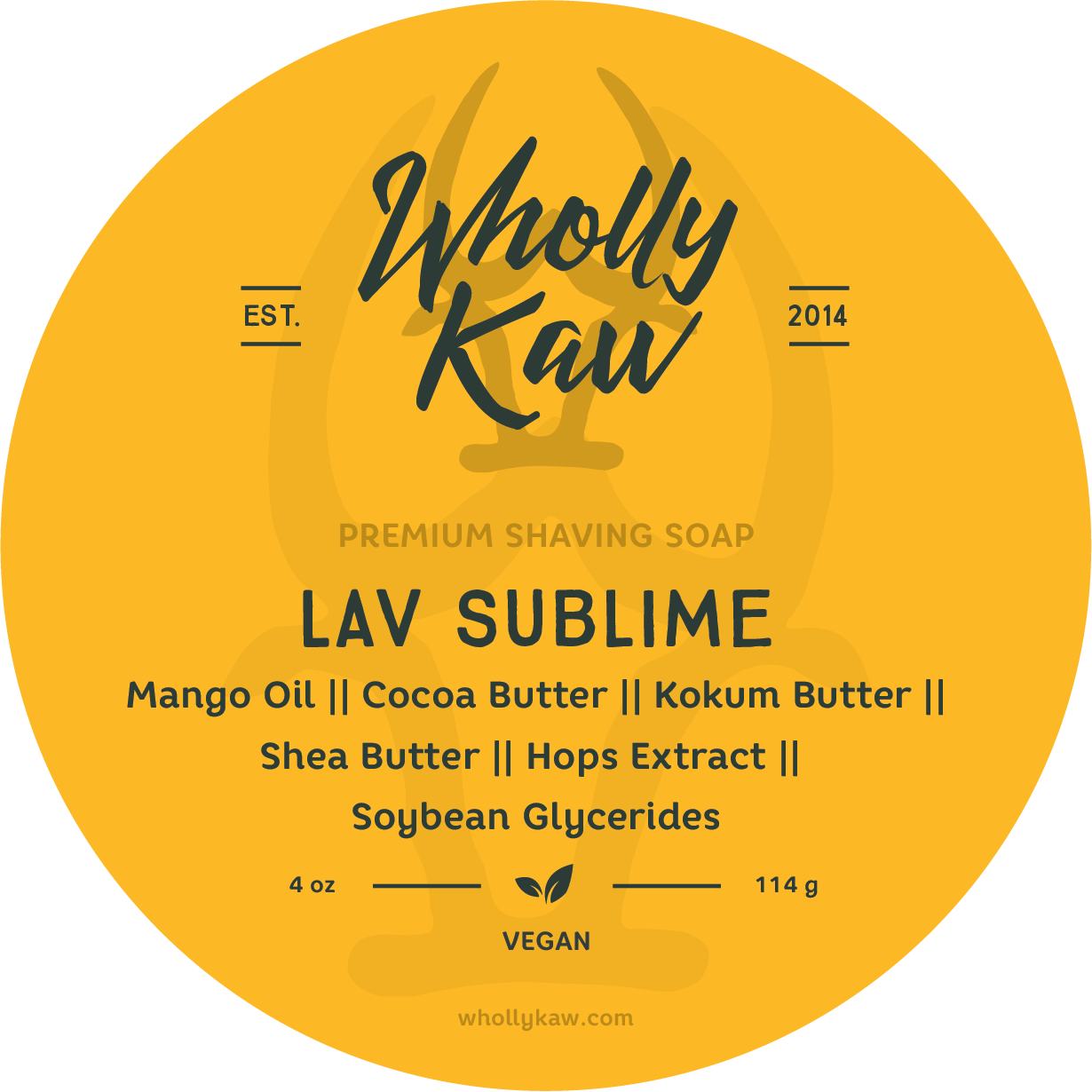 Collection de rasage Lav Sublime de Wholly Kaw