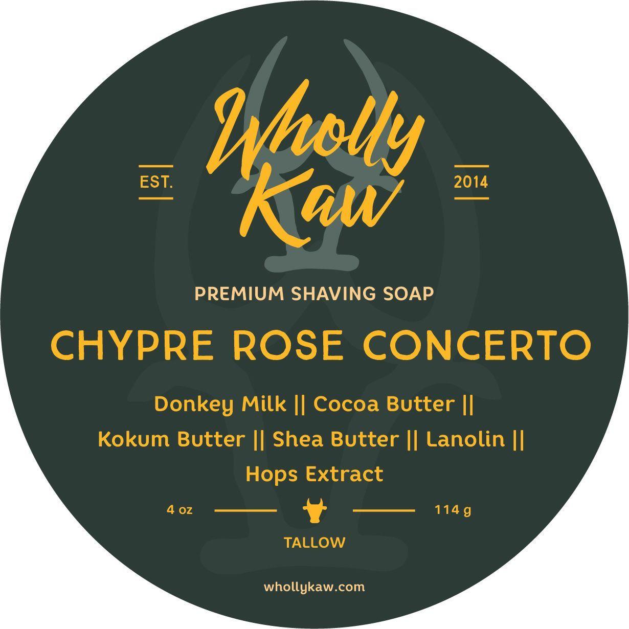 Colección de Afeitado Wholly Kaw Chypre Rose Concerto