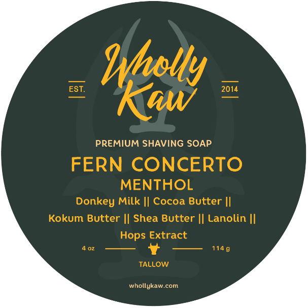 Collection de rasage Fern Concerto de Wholly Kaw