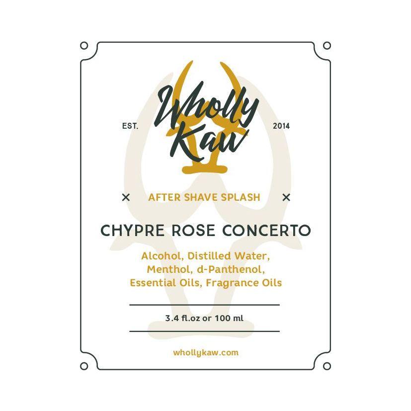 Colección de Afeitado Wholly Kaw Chypre Rose Concerto