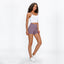 SHINBENE High Waisted Soft Cotton Feel Athletic Shorts