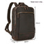 Genuine Leather Large Capacity Travel Backpack