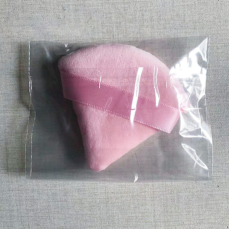 Puff à Poudre Sec Triangle - Outil de Maquillage Premium